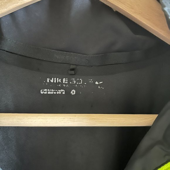 Nike Go Shield Full Zip Golf Wind Jacket Black Men's Size S Long Sleeve Pockets - Picture 2 of 5